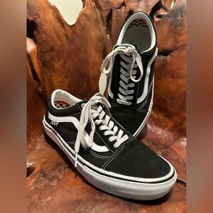 🛹 Skate Old Skool Wrapped Men’s Vans Black and White Low-Top Shoes Size 10.5👌🏼